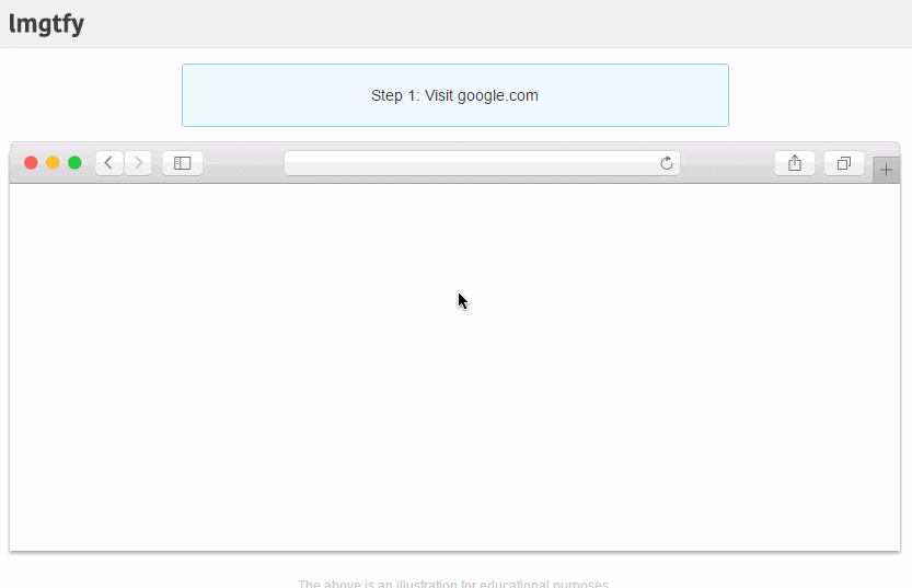 , Let Me Google That For You